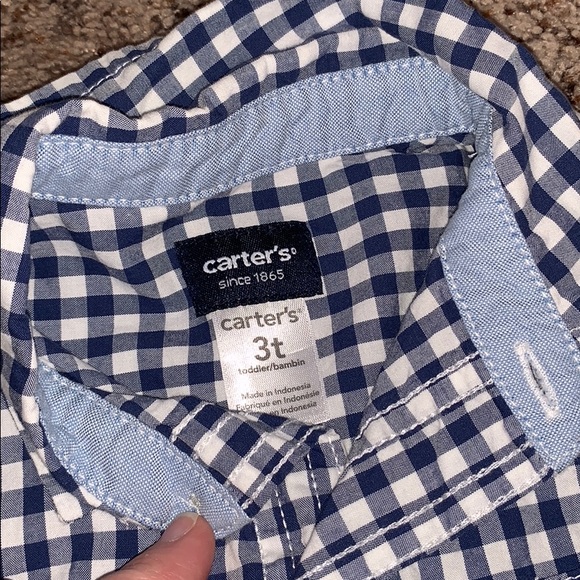 Carter’s Gingham button down shirt - Picture 3 of 3